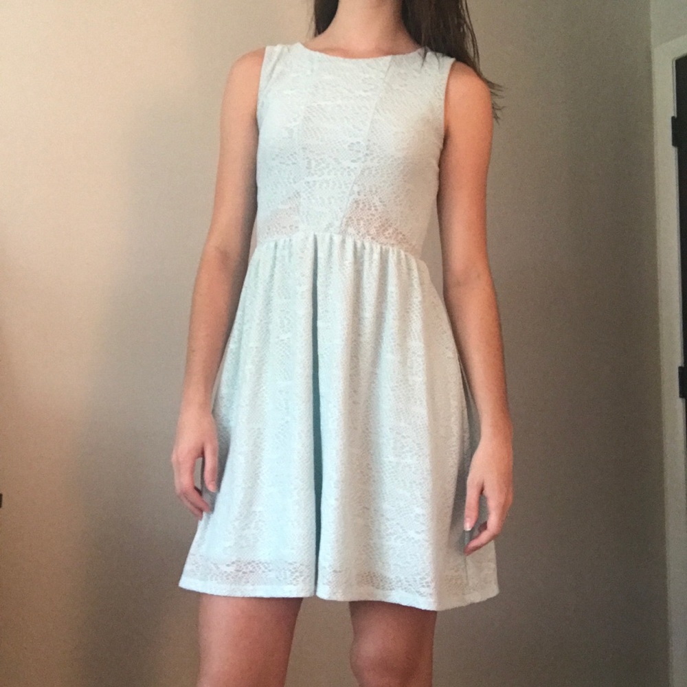 Mint Green Dress